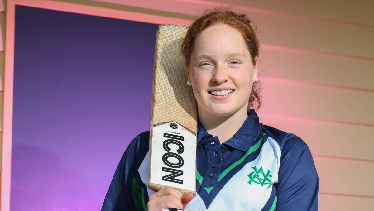 TOP KNOCK: Port Fairy's Maddie Green hit 129 for Geelong on Sunday en route to a match-winning performance.