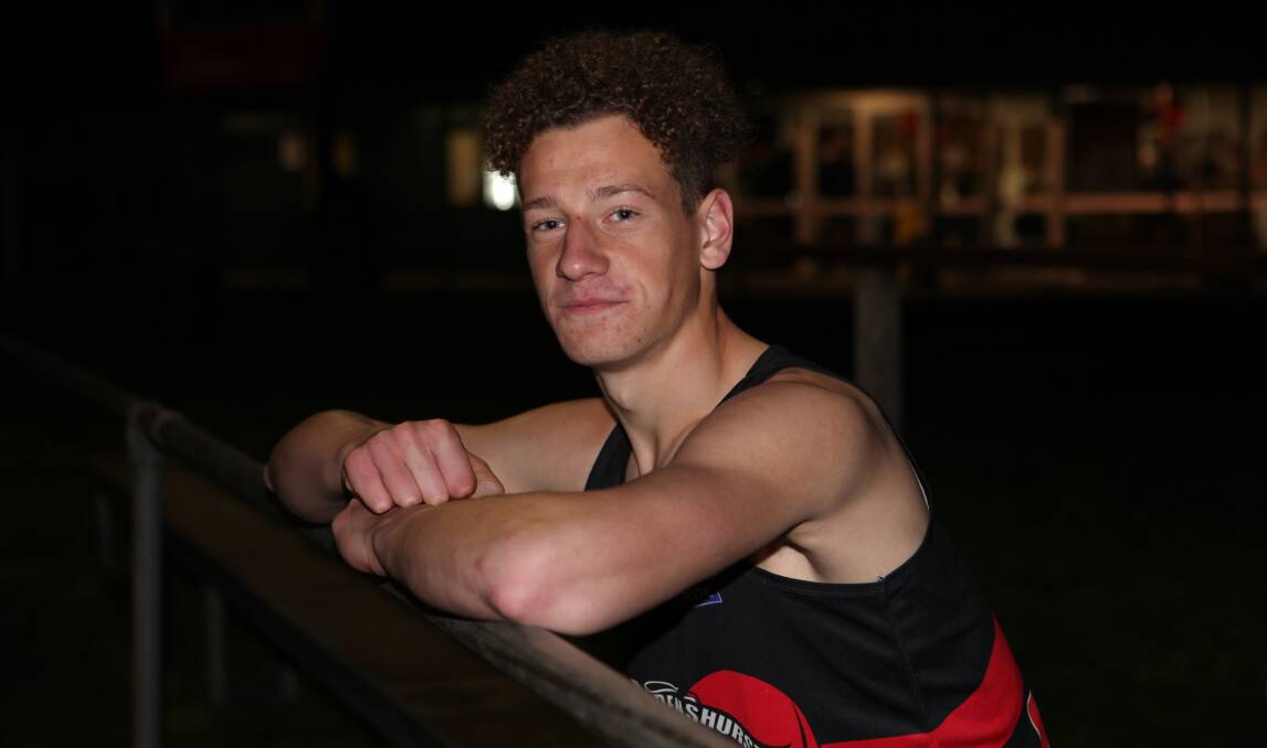 MAKING A MARK: Penshurst forward Josh Rentsch is hoping to cap his 16th birthday with a grand final victory over Great Western on Saturday.