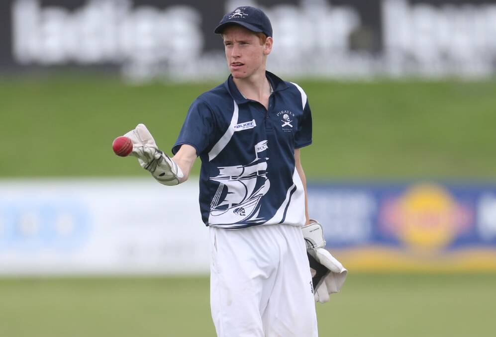 TAKE THE GLOVES: Wicketkeeper Max Green. Picture: Mark Witte