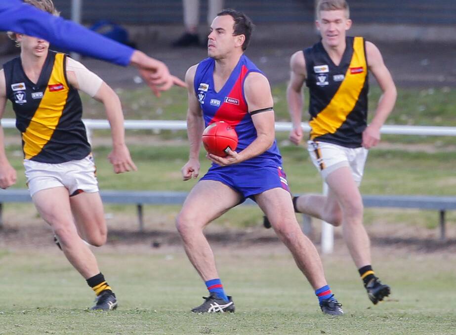 NEW COLOURS: Nathan Murphy is plying his trade for Terang Mortlake. Picture: Anthony Brady