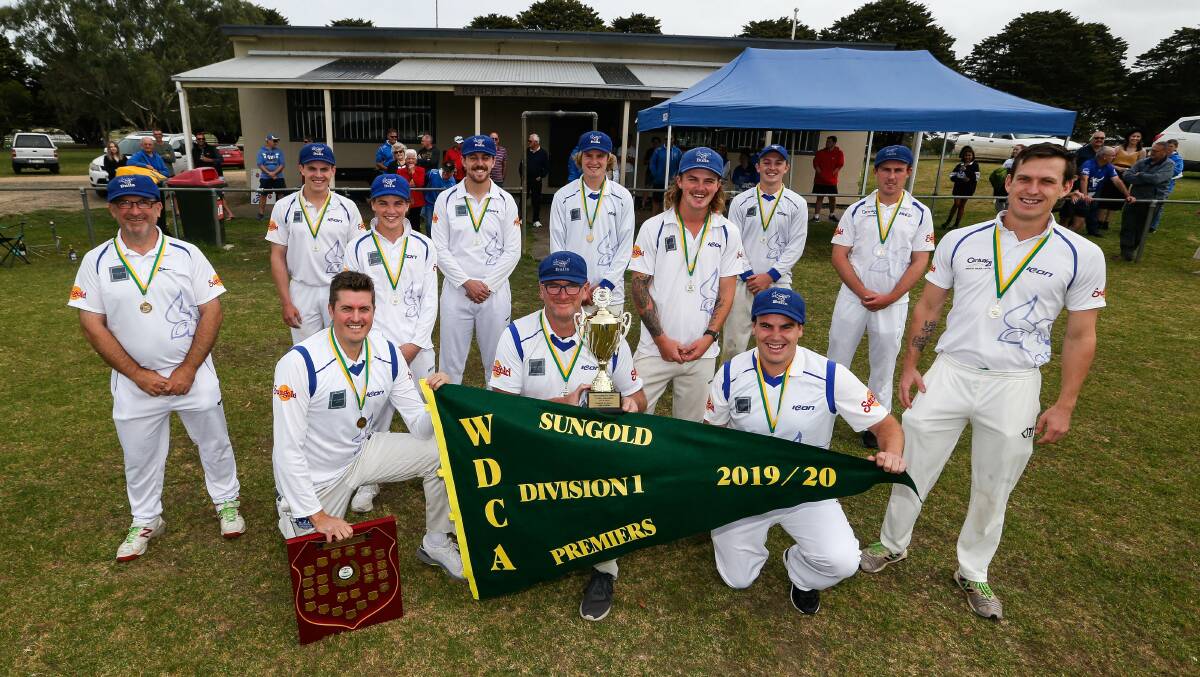 TOP YEAR: Brierly-Christ Church's division one premiership side. Picture: Anthony Brady