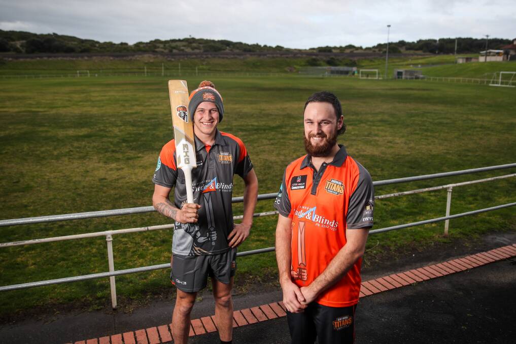 NEW STYLE: Southern Titans coach Jarryd Walsh and Tom Moloney. Picture: Morgan Hancock