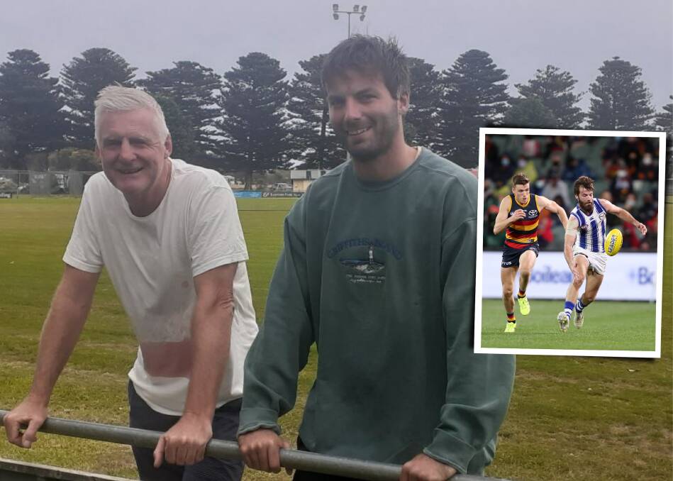 NEW VENTURES: Donald McDonald (left) and Luke McDonald (right and inset) want to tap into the south-west district in a new player management venture. Pictures: Tim Auld, Getty Images