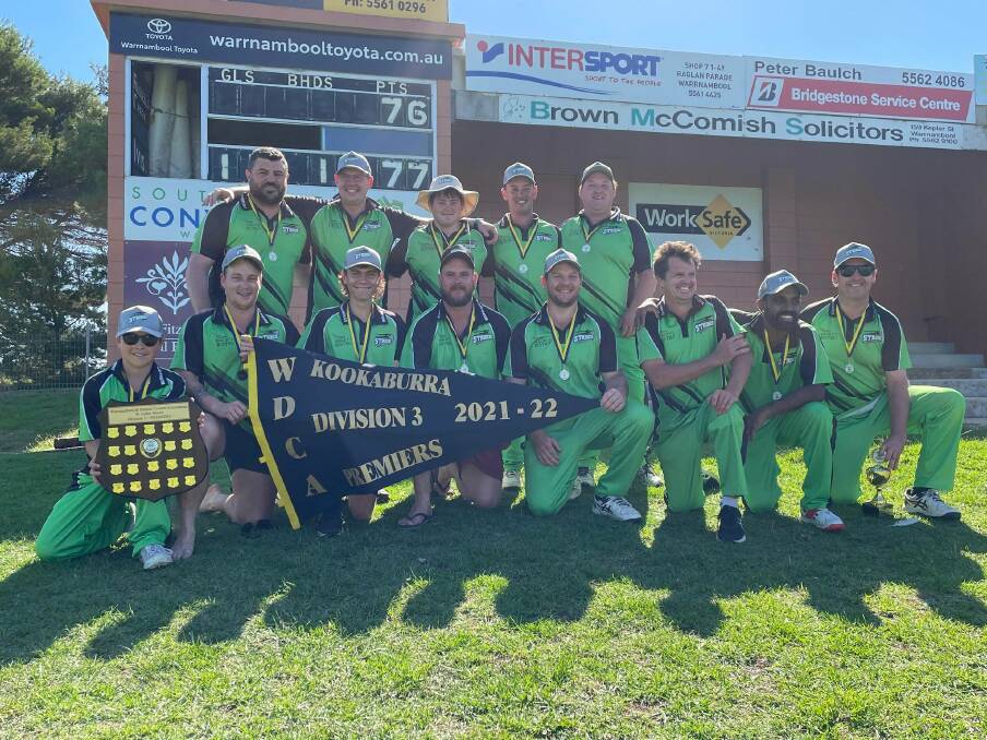 FIRST OF MANY: Spring Creek won their first club premiership in division three on Saturday. Picture: Nick Ansell