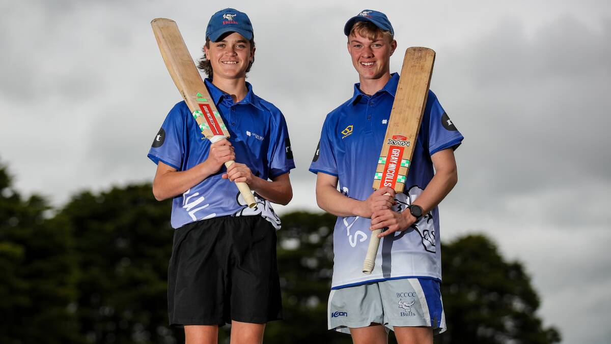 TOP HONOUR: Brierly-Christ Church's Matthew Gome and Will Colla. Picture: Morgan Hancock