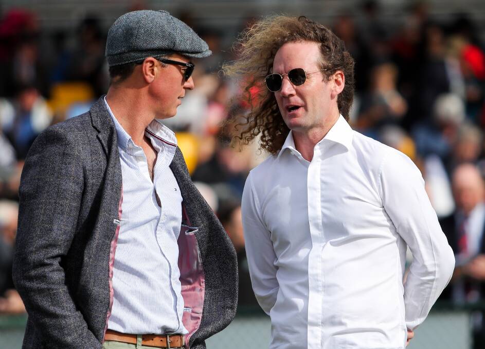 HAPPY: Winslow-raised trainer Ciaron Maher was pleased with Ablaze's steeplechase triumph on Friday at Warrnambool. Picture: Morgan Hancock