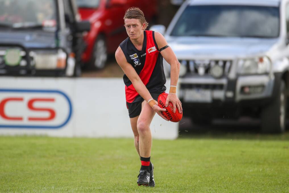IN GOOD NICK: Cobden onballer Grady Rooke has impressed coach Dan Casey. Rooke was best on ground as the Bombers beat Port Fairy on Saturday. Picture: Morgan Hancock