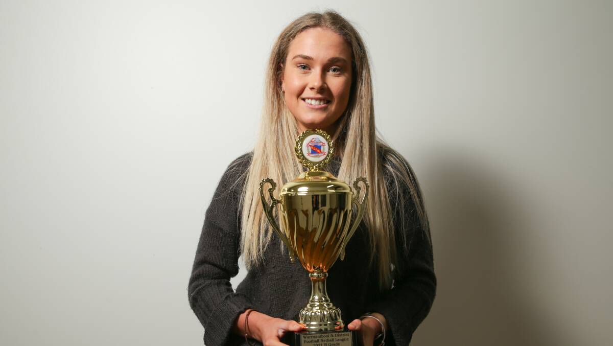 GUN: Nirranda's Thalia Coates took out the WDFNL's B grade best and fairest. Picture: Nick Ansell