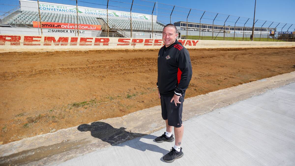 PLANNING AHEAD: Premier Speedway general manager David Mills. Picture: Anthony Brady
