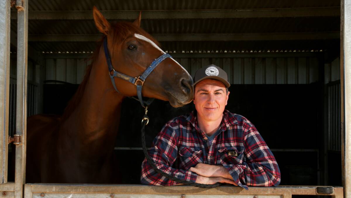 IN THE HUNT: Symon Wilde, pictured with Gundec, could have a big day at Flemington on Saturday. Picture: Chris Doheny