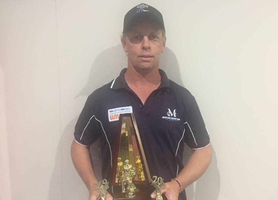 STANDOUT EFFORT: Mortlake Cricket Club's Neil Kelly secured the division two cricketer of the year award with 14 votes on Monday night.