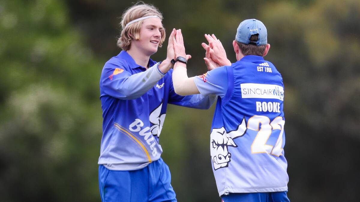 BRIGHT FUTURE: Brierly-Christ Church's Campbell Love is one of the Warrnambool and District Cricket Association's top young talents. Picture: Morgan Hancock