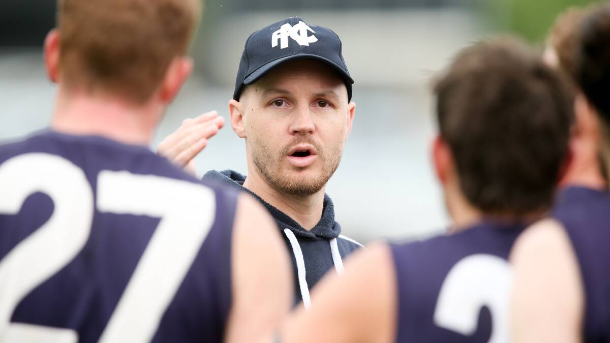 NO STRESS: Nirranda coach Brayden Harkness has praised his club's ability to fill sides despite 22 absences.