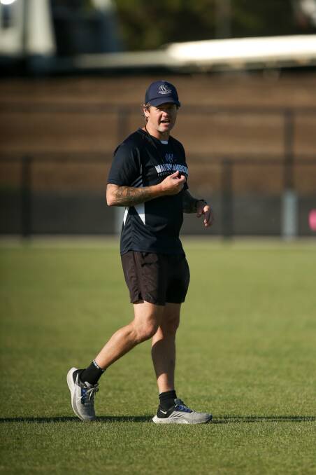 OPTIMISTIC: Warrnambool coach Ben Parkinson wants his men to tidy up their ball use. Picture: Chris Doheny