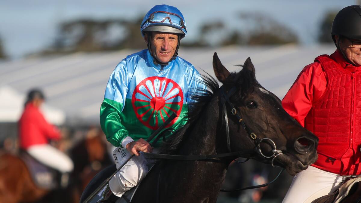 IN THE SADDLE: Champion jockey Damien Oliver will ride Peter Chow's Jazz Star on Saturday. Picture: Morgan Hancock