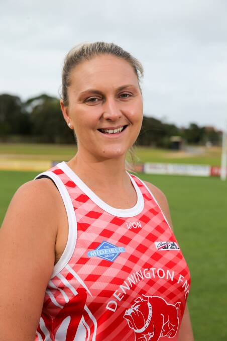 STILL IN: Katie Burt has relinquished coaching duties but will remain a key player at the Dogs. Picture: Rob Gunstone
