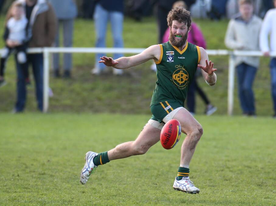 WELCOME ADDITION: Old Collegians' Scott Day is set to play his first senior game of the season after the birth of his second child and appendicitis.