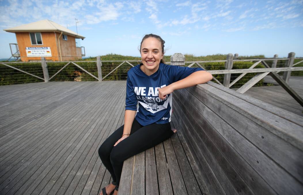 NEW BEGINNING: Brooke Currie has joined the Allansford Cats after moving from Ballarat to Warrnambool to study at Deakin. Picture: Amy Paton