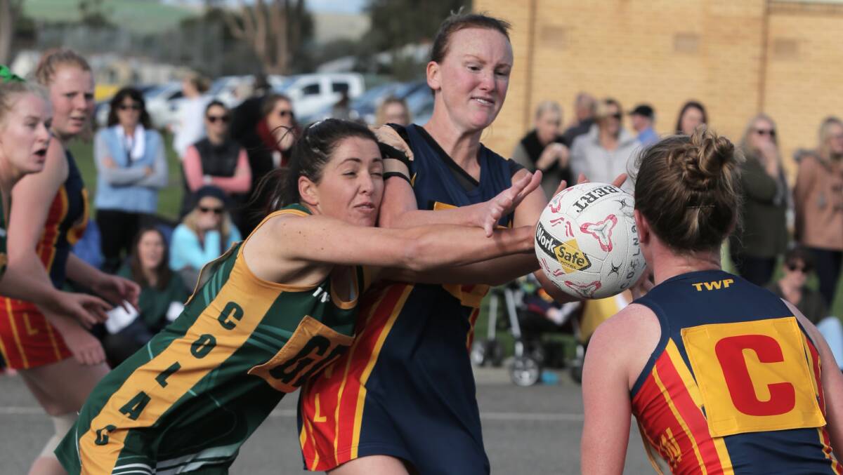 COMPETITOR: Timboon's Hayley Plozza, pictured playing for Warrnambool and District at interleague in 2014, will play a full season with the Demons this year. 
