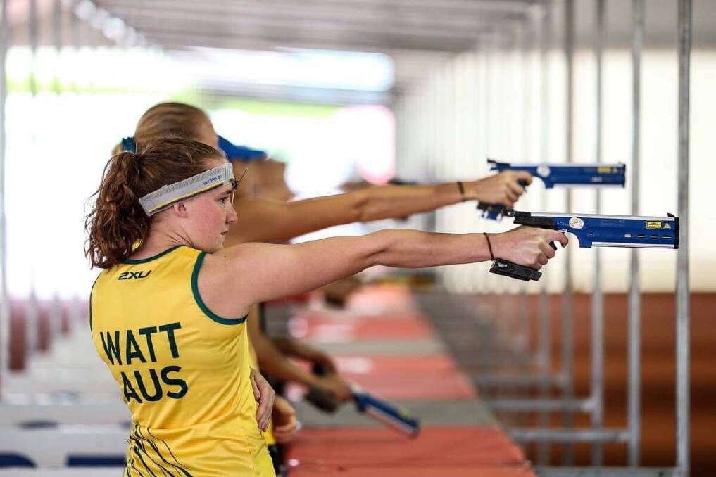 On target: Promising athlete Tully Watt continues to achieve great things in her already impressive career.