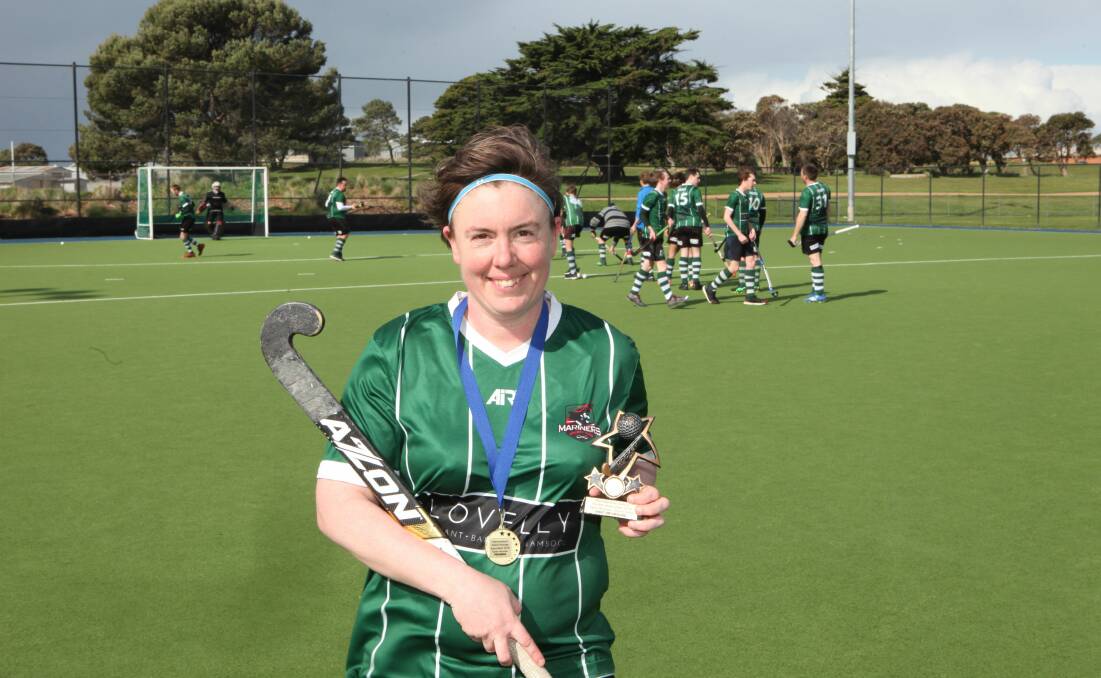 Standout: Rosalie Ballard of the Submariners was named the player of the match in the women's grand final. Picture: Nick Brown