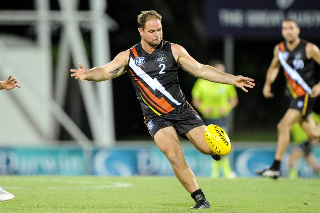 Signed: Former Northern Territory Thunder star forward Darren Ewing will call Reid Oval home in 2019. Picture: AFLNT Media