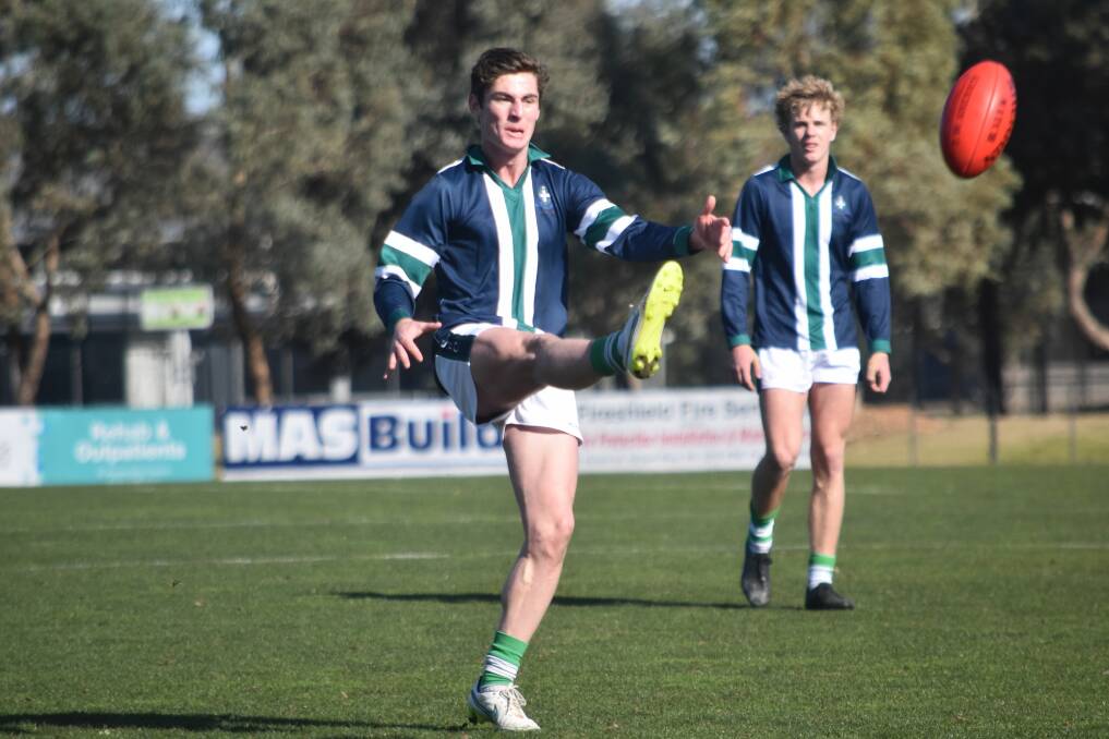 Young leader: Terang's Scott Carlin will help lead St Patrick's College onto the MCG for Saturday's Herald Sun Shield grand final as vice-captain of the Ballarat-based college. Picture: Ballarat Courier.