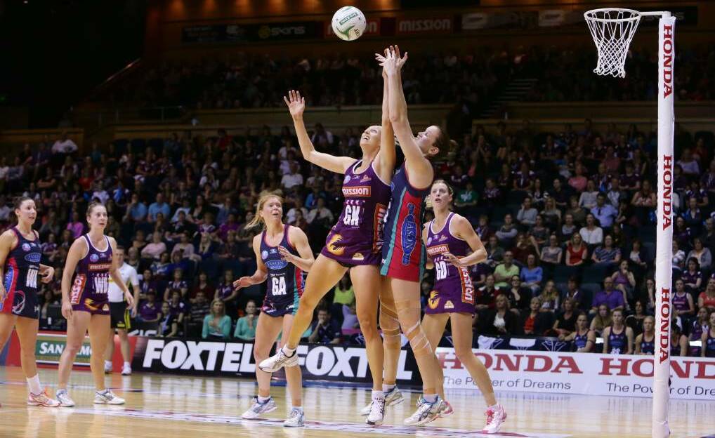 Star player: Demelza Fellowes in action during her time with the Queensland Firebirds.