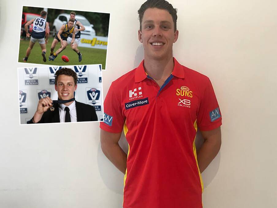 Exciting times: Former North Warrnambool Eagles forward Josh Corbett has been signed by the Gold Coast Suns for the 2019 AFL season.