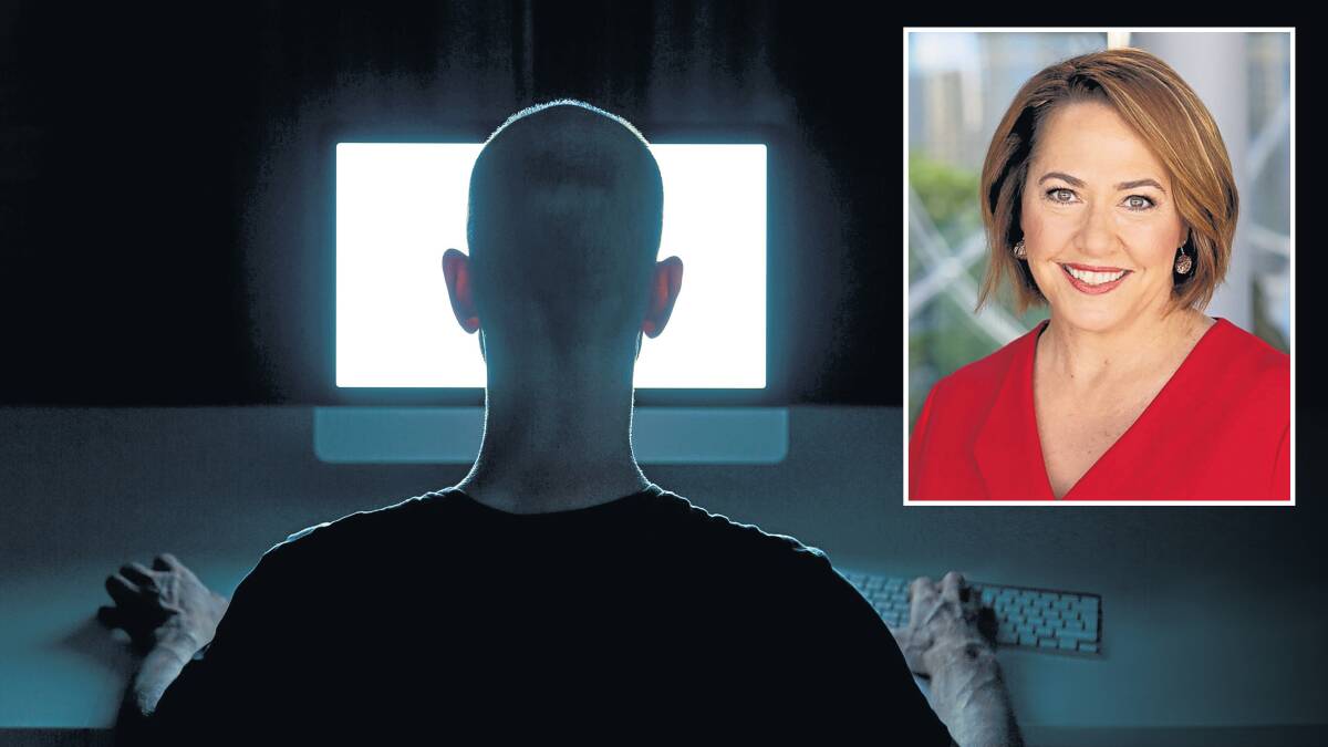 ABC presenter Lisa Millar, inset, addressed trolling and subsequent media coverage this week. Pictures Shutterstock, ABC