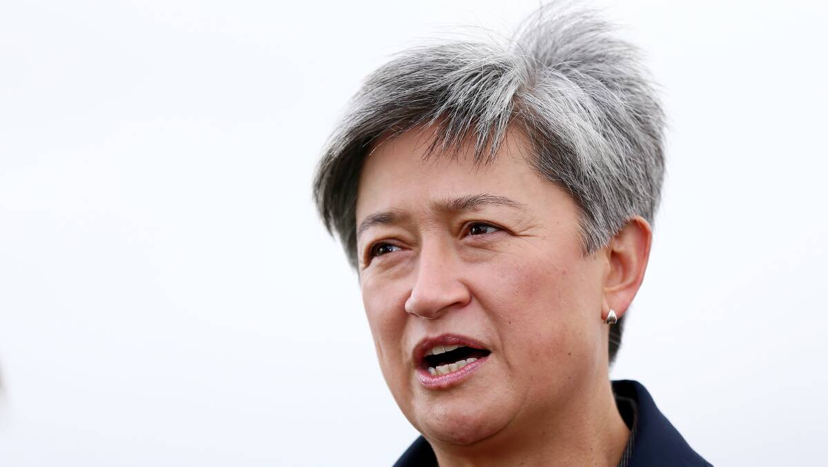 Foreign Minister Penny Wong. Picture by Rodney Braithwaite