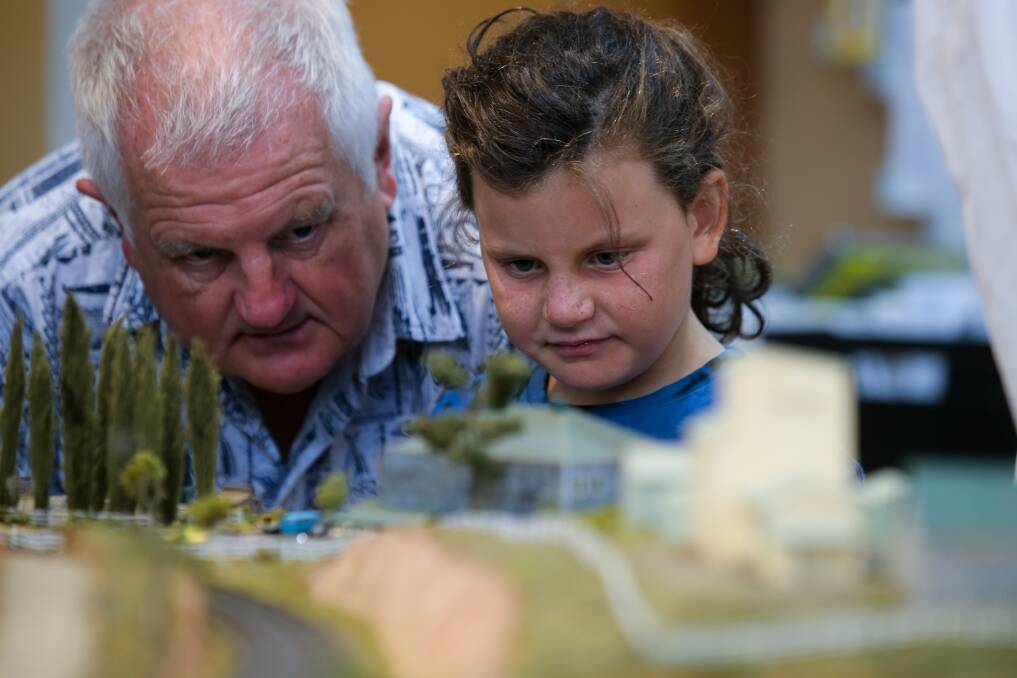 Family-friendly: Organisers of the annual Model Train Exhibition say all ages enjoy the array of displays they have on offer.