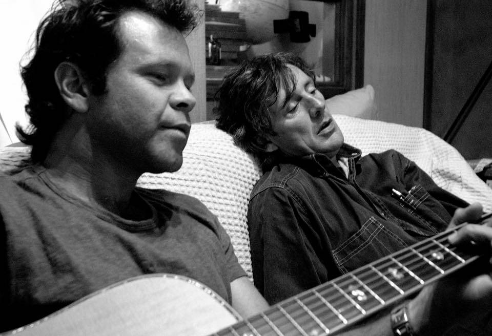 Song: Friends and fellow musicians Troy Cassar Daley and Shane Howard have been uniting in song for more than a decade. 