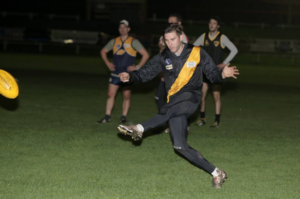 New game plan: Merrivale Football Club midfielder and interleague captain Alister Porter is hoping The Resilience Project training will give himself, his team mates and the wider community a new way of thinking.