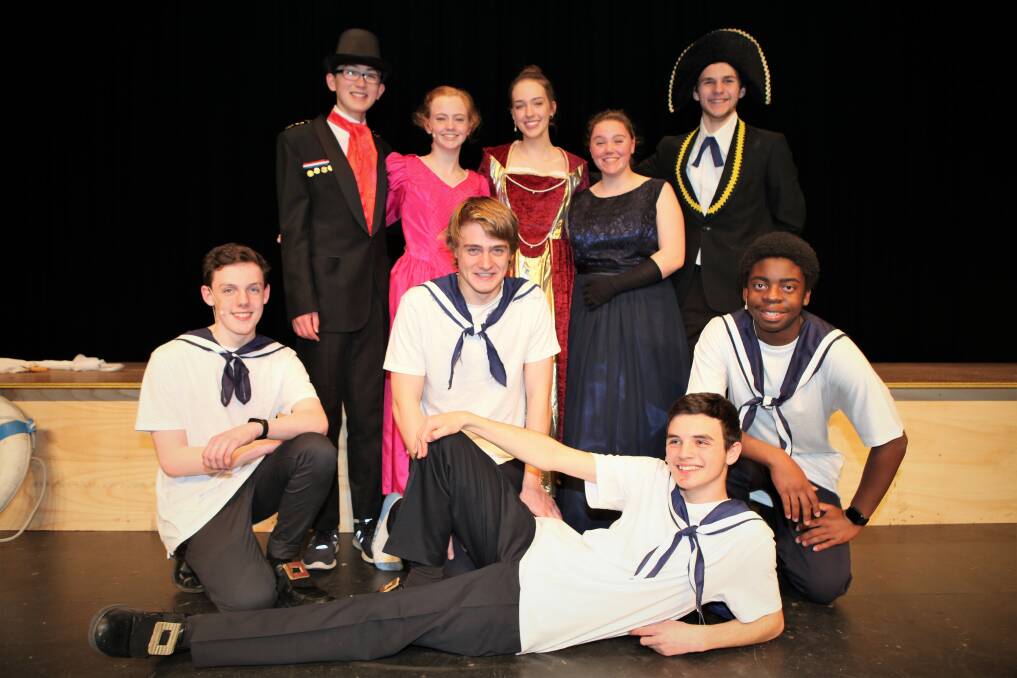 Ahoy: Warrnambool's King's College students are presenting H.M.S Pinafore at the school's auditorium this weekend. Picture: Anthony Brady