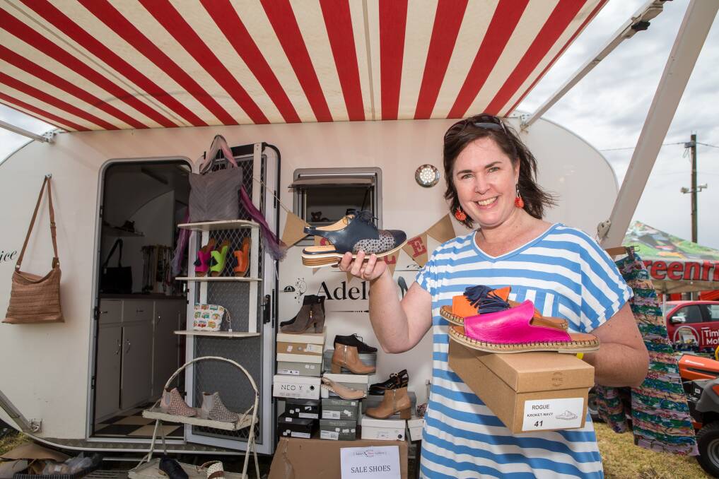 A shoe-in: Field Days includes stalls selling goods for all the family, including ladies shoes. Picture: Christine Ansorge