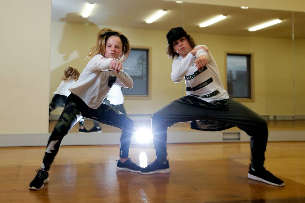 World class: Warrnambool hip-hop dancers Zahli Kelson, 13 and Isaac Suckling, 15 will be carrying the Australian flag at the opening ceremony of the UDO World Street Dance Championships August 23-26. Picture: Rob Gunstone.