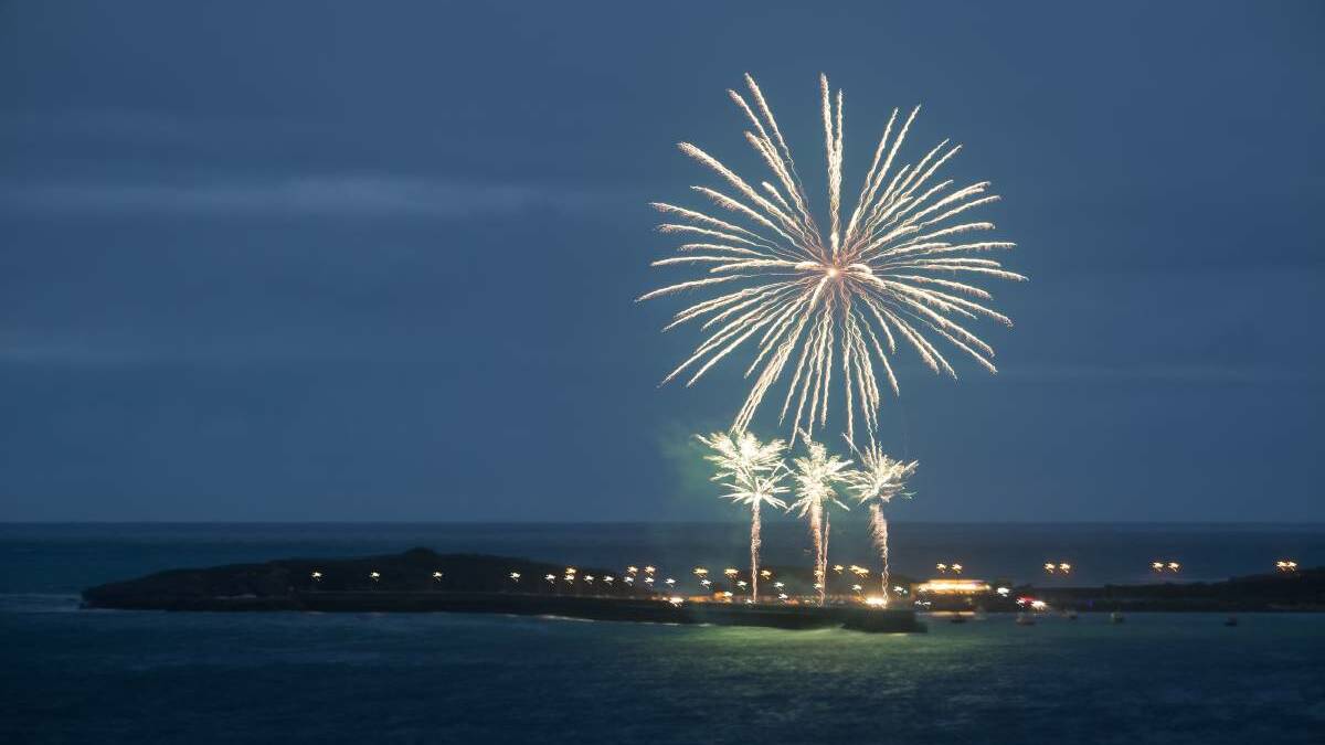 OO-Ah: Patient Eye Imaging photographer Perry Cho captured the fireworks as they exploded above their new home at the breakwater last year.