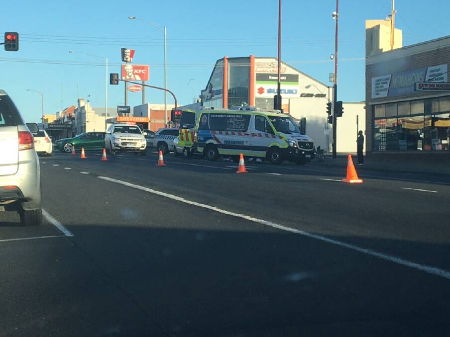 Colac: Police are advising motorists to find alternate routes as emergency services work through an accident at one of Colac's main intersections.