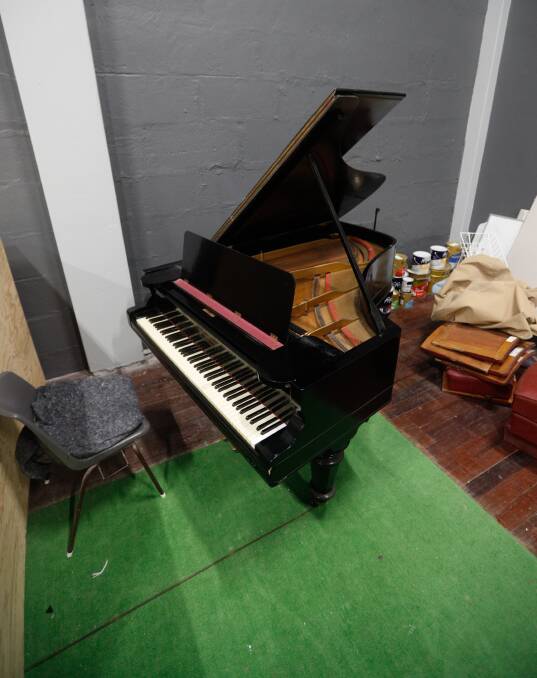 Save our piano: Julie McErlain says this historic piano should be kept in the Port Fairy community.