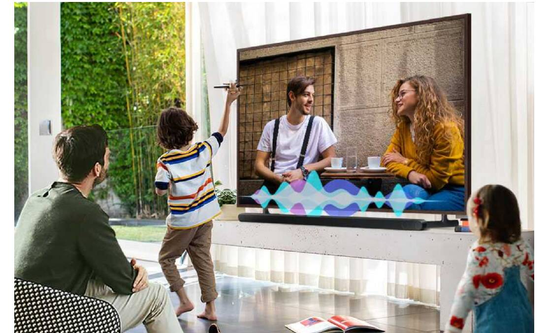 Never miss a second of dialogue in your favourite movies with the S-Series Sound Bar - even with the kids around. Picture supplied.
