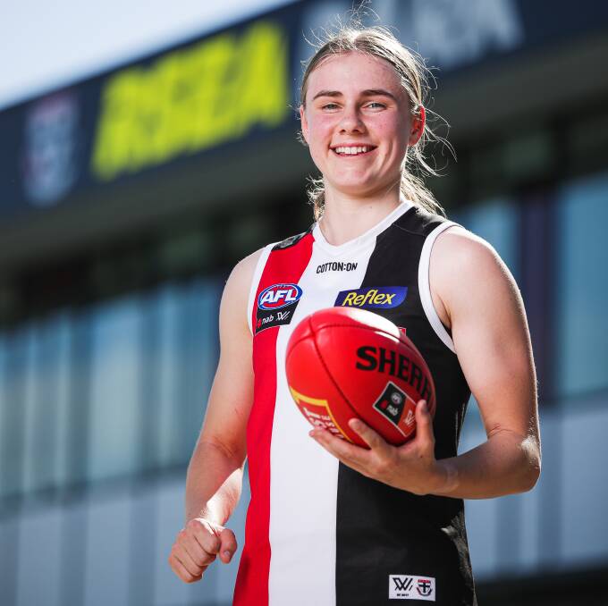 READY: Renee Saulitis will make her AFLW debut on Friday night. Picture: Corey Scicluna/St Kilda