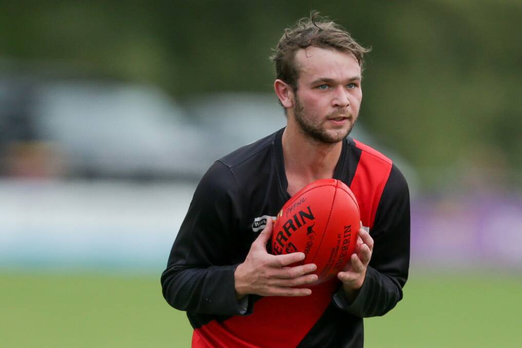 FINDING FORM: Jesse Williamson kicked four goals against Terang Mortlake. Picture: Chris Doheny