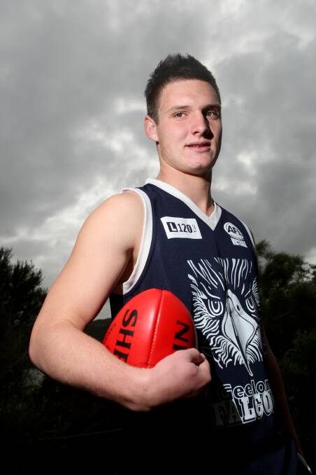 BACK IN THE DAY: Luke Thompson before he was drafted to Adelaide. 