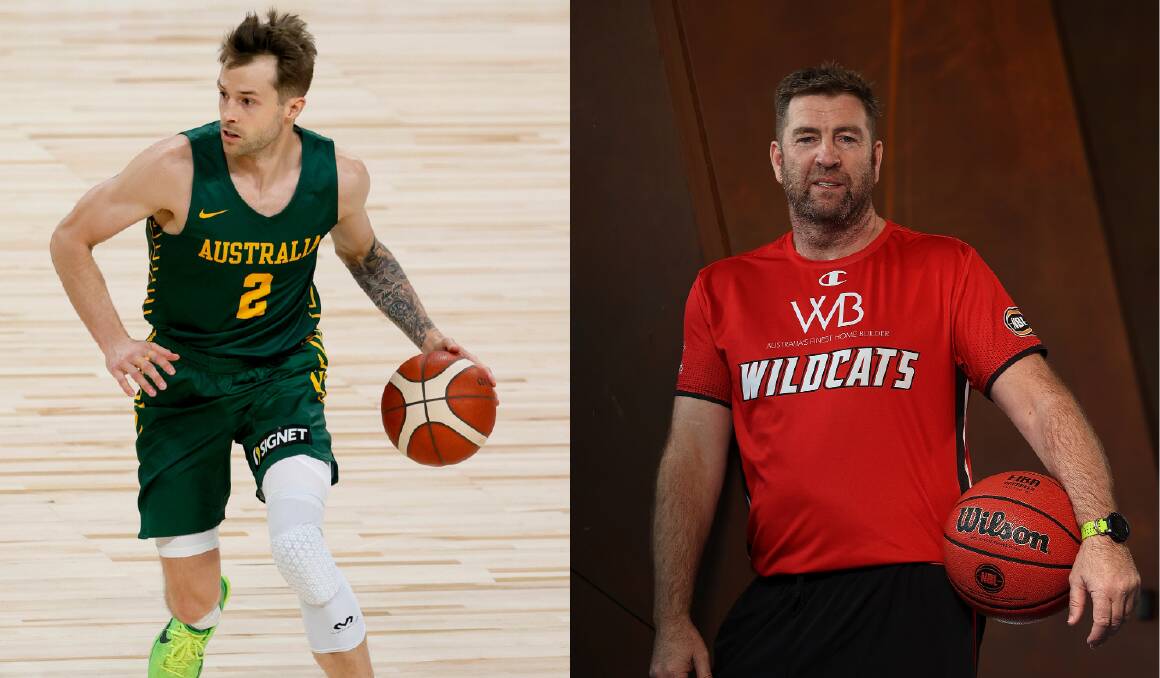 LEADING THE WAY: Nathan Sobey and Trevor Gleeson are putting Warrnambool basketball on the map. Pictures: Getty Images
