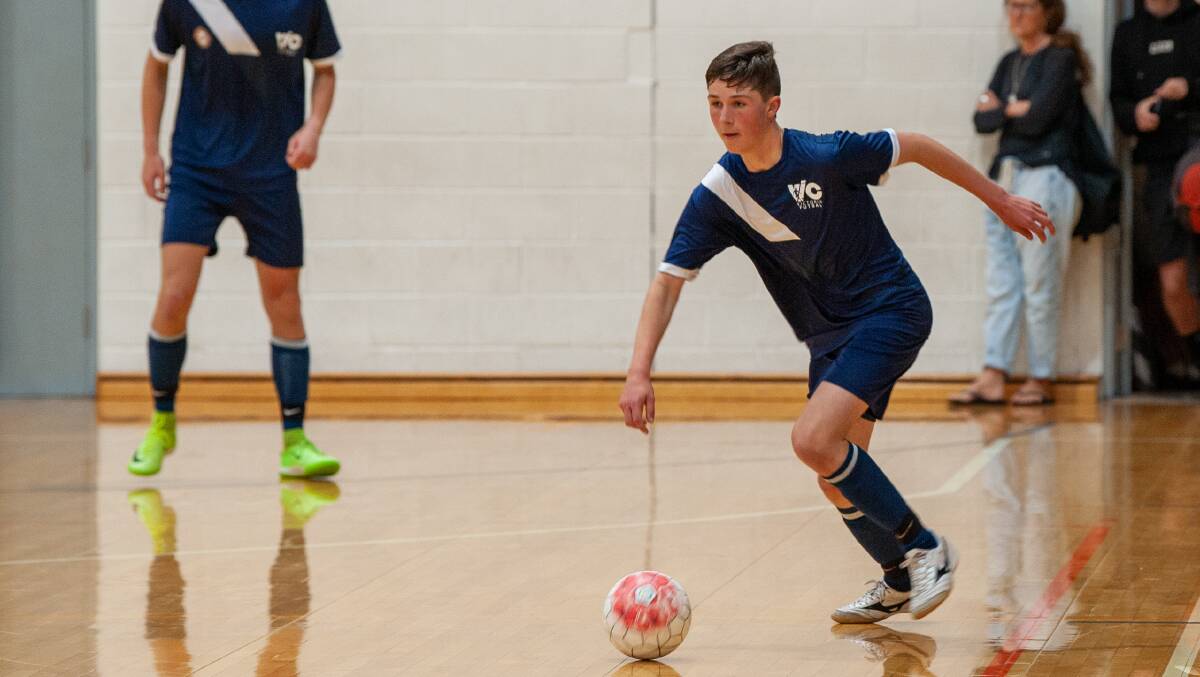ON THE RUN: Benjy Hawkins in action for Vic Country at last week's Football Federation Australia (FFA) National Futsal Championships.
