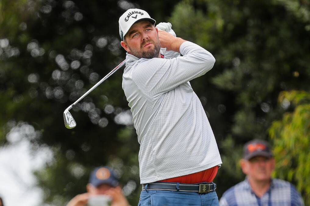 BACK: Marc Leishman fired a three-over opening round at the U.S Open. Picture: Anthony Brady