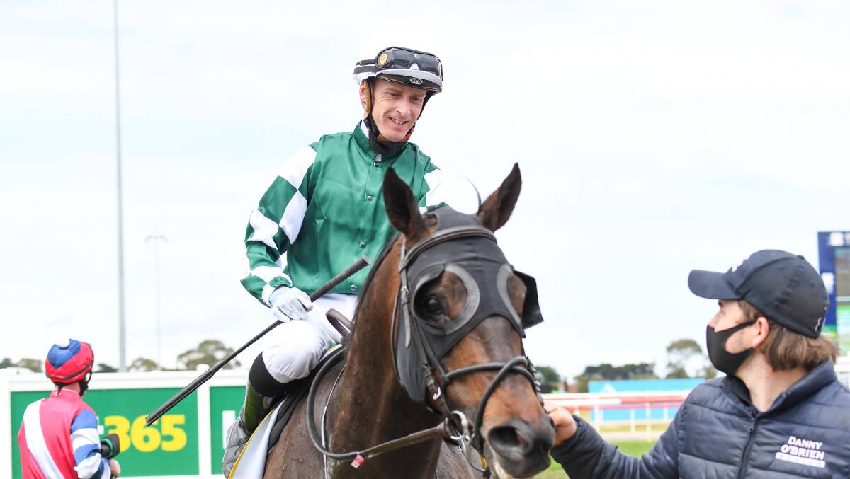 IN THE HUNT: Warrnambool's Daniel Moor will ride in his first Melbourne Cup on Tuesday. Picture: Pat Scala/Racing Photos