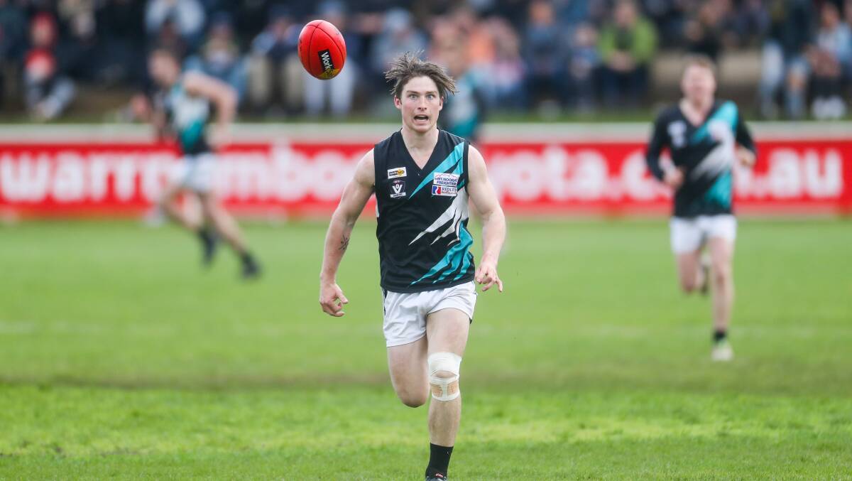 LEADING THE WAY: Kolora-Noorat's Luke McConnell is one of the Power's young brigade making a big impact. Picture: Morgan Hancock