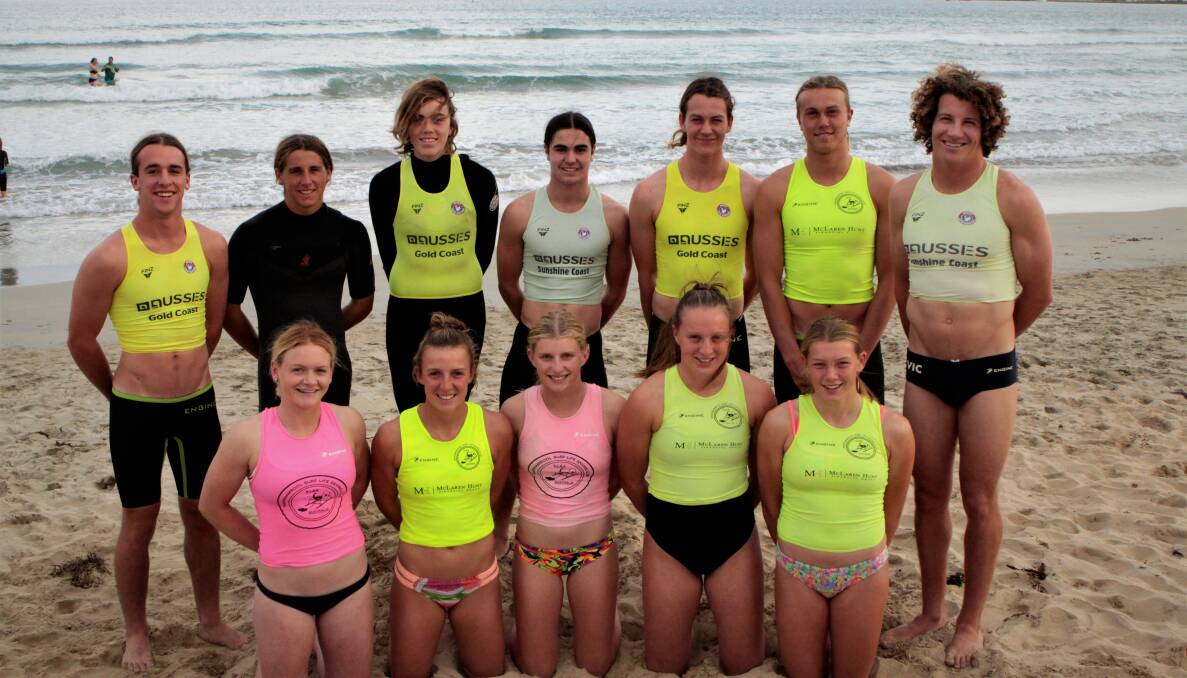 PREPARED: The Warrnambool Surf Lifesaving senior competition squad are ready for the Australian Surf Life Saving Championships in Perth. Picture: Sean Hardeman